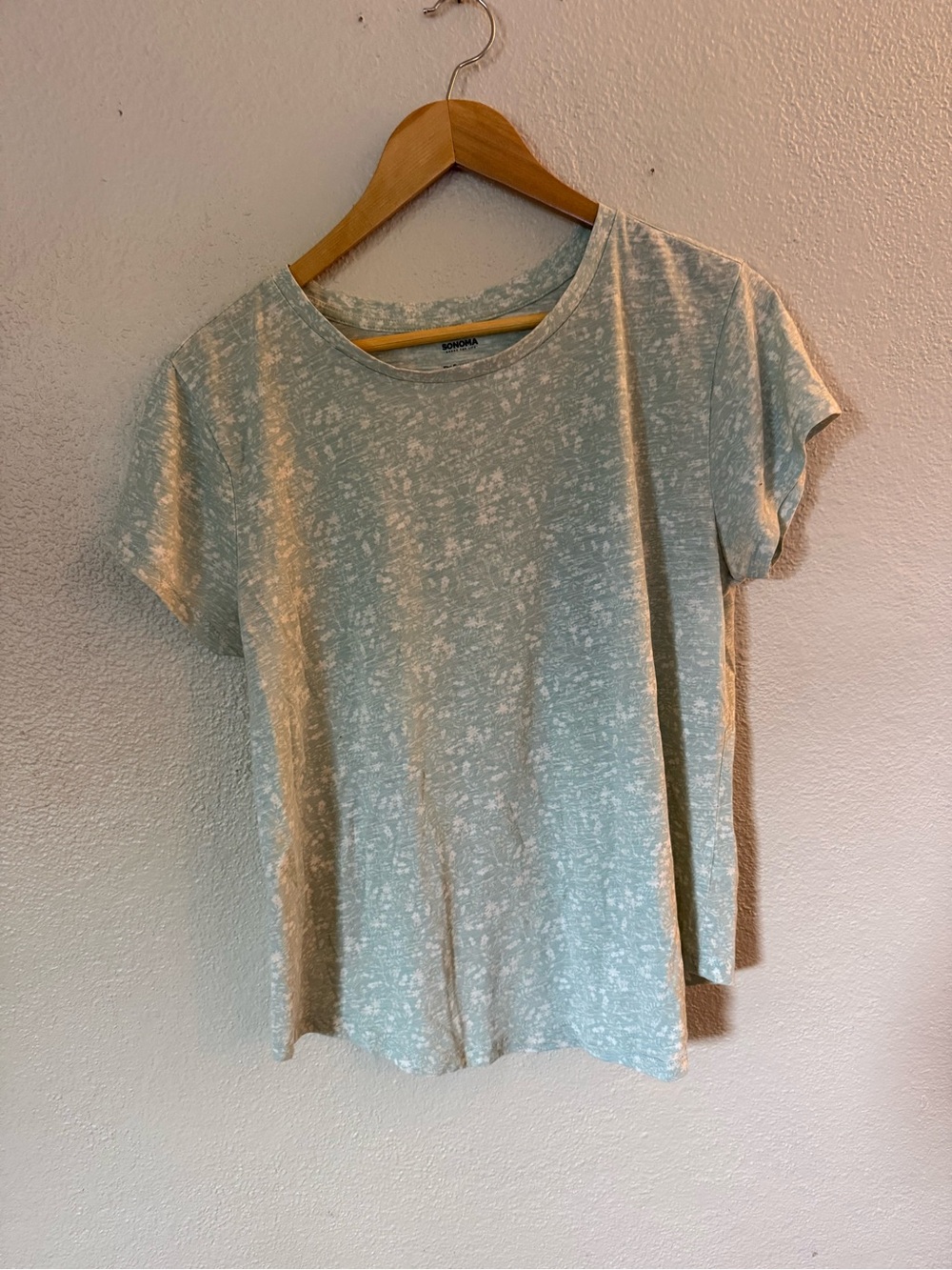 Sonoma Light Blue Heathered Short Sleeve Tee